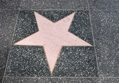 Orlando, Florida - January 14, 2007: Walk of fame star replica at Universal Studios, Orlando. It's a popular photography spotのeditorial素材