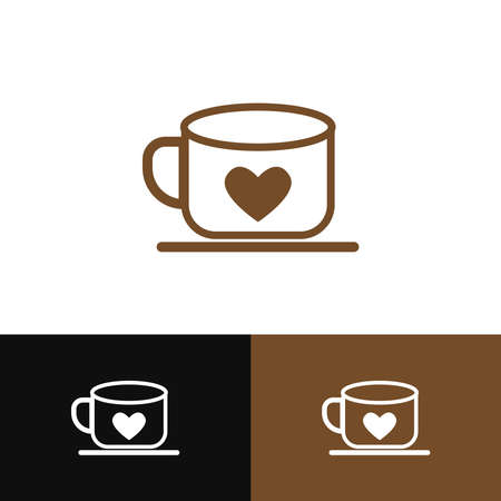 simple logo template for a coffee shopのイラスト素材