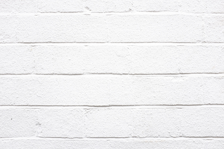 Background of Old White Brick Wallの写真素材