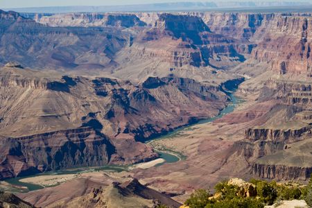 Scenic view from Grand Canyon South Rimの写真素材