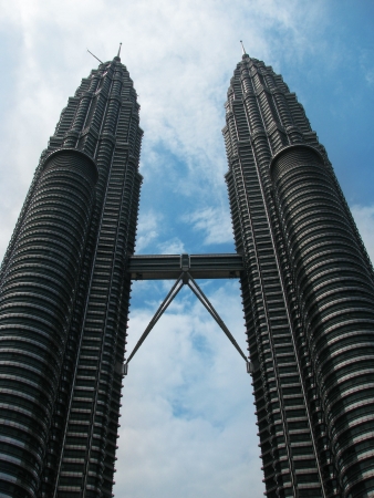 Petronas Twin Towers, Kuala Lumpur famous architecture  Malaysiaのeditorial素材