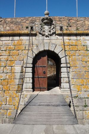 Porto, Portugal: Forte de Sao Francisco Xavier or Castelo do Queijo, built in 1661のeditorial素材