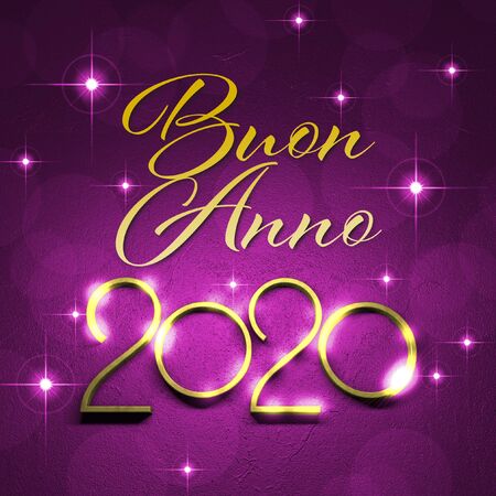Happy new year 2020の写真素材