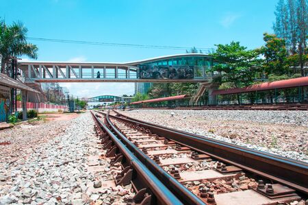 Railway station sceneryの写真素材