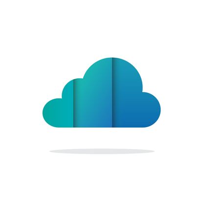 Vector cloud computing conceptのイラスト素材