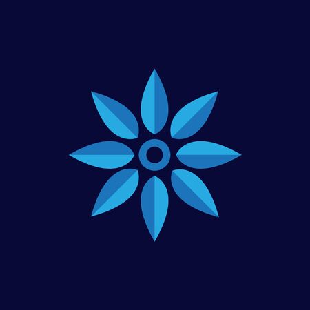Vector abstract flowerのイラスト素材