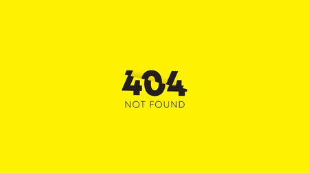 Vector not found web page designのイラスト素材