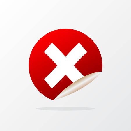 Vector cross iconのイラスト素材