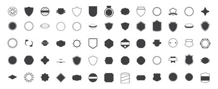 Set of illustration vector badgeのイラスト素材