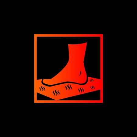 Massage carpet vector logoのイラスト素材