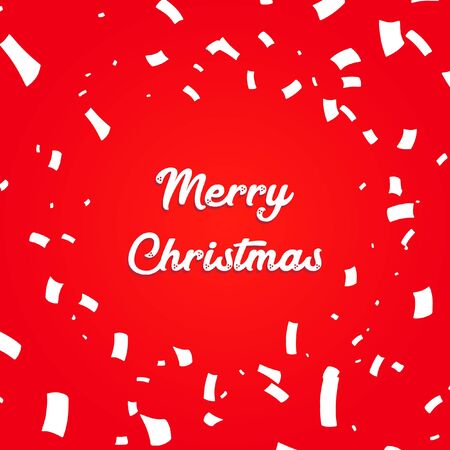 Merry Christmas vector wall designのイラスト素材