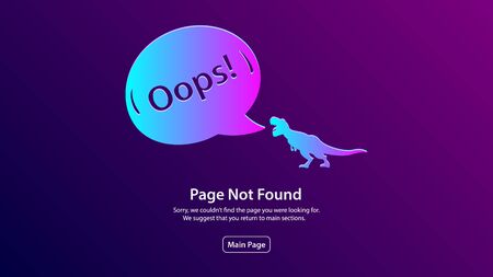 Error 404 page not found. Vector illustration template designのイラスト素材