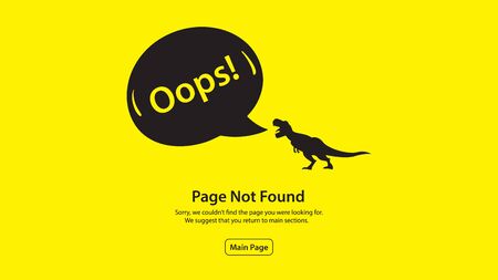 Error 404 page not found. Vector illustration template designのイラスト素材