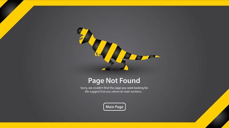 Error 404 page not found. Vector illustration template designのイラスト素材