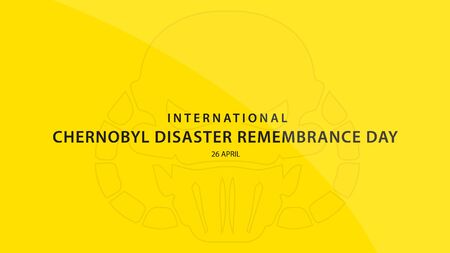 International Chernobyl Disaster Remembrance Day. Vector illustration background.のイラスト素材