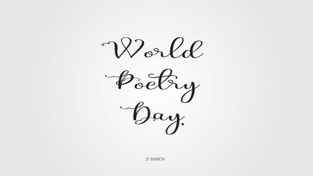 World Poetry Day. Vector illustration backgroundのイラスト素材