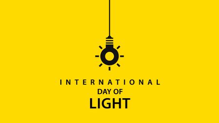 International Day of Light. Vector illustrationのイラスト素材