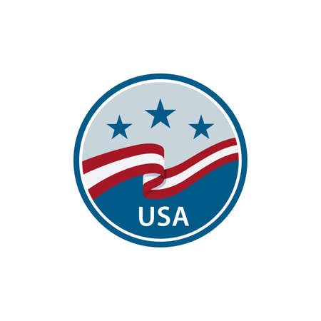 Simple icon unique to America. Vector illustrationのイラスト素材
