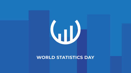 World Statistics Day. Vector illustrationのイラスト素材