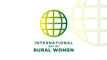 International Day of Rural Women. Vector illustrationのイラスト素材