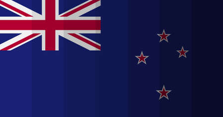 New Zealand flag image backgroundの写真素材