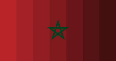 Morocco flag image backgroundの写真素材