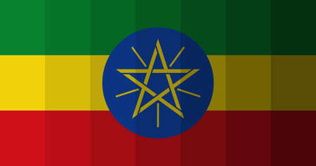 Ethiopia flag image backgroundの写真素材
