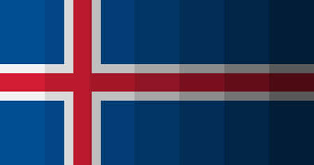 Iceland flag image backgroundの写真素材
