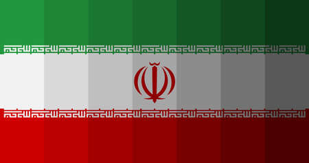 Iran flag image backgroundの写真素材
