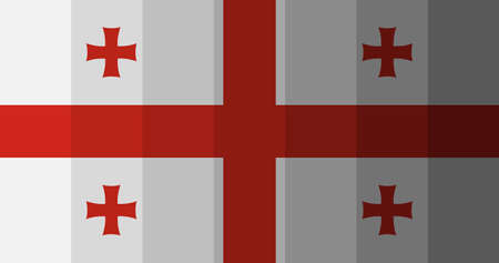Georgia flag image backgroundの写真素材
