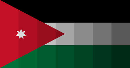 Jordan flag image backgroundの写真素材