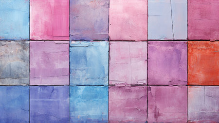 Old and damaged wall backgroundの素材