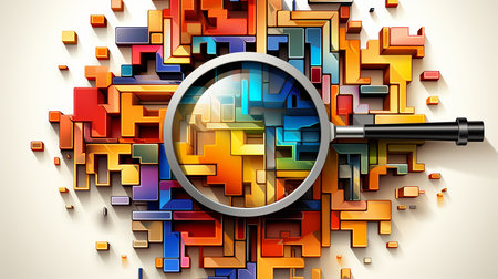 Colorful conceptual abstract background imageの素材