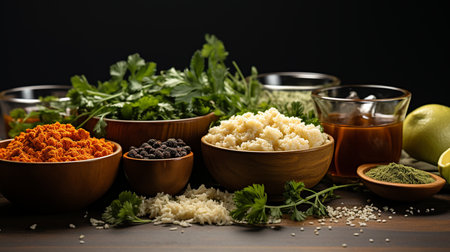 Tasty Chinese food background image