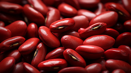 Red beans texture pattern backgroundの写真素材
