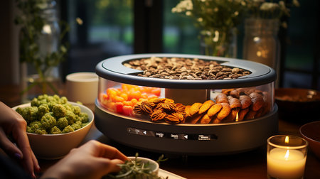 Home appliance, modern food hot ovenの写真素材