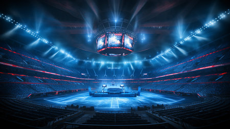 Boxing Ring Arena stadiumの写真素材