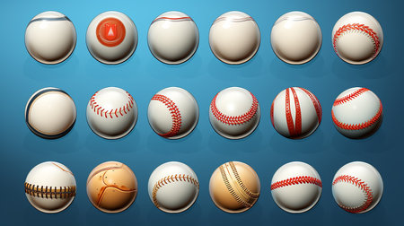 Colorful patterns from a sports ballの写真素材