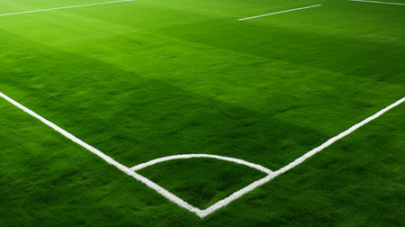 Professional soccer field stadiumの写真素材