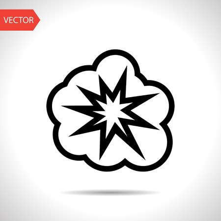 icon of explosionのイラスト素材