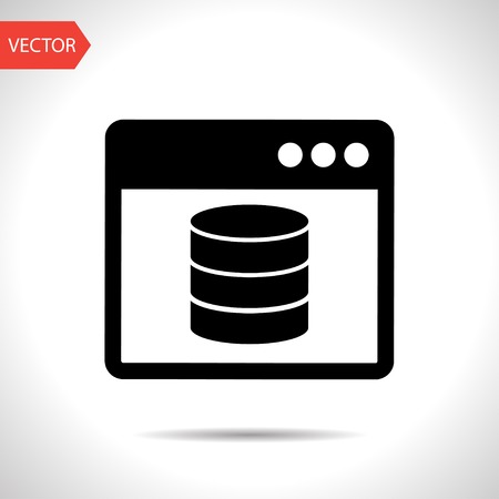 database program windowのイラスト素材