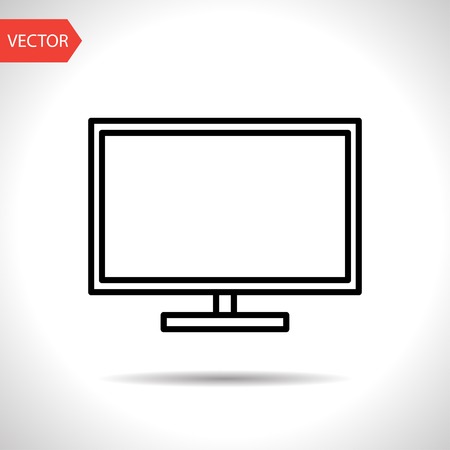 icon of monitorのイラスト素材