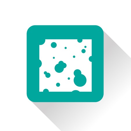 Vector cheese icon. Food icon. Eps10のイラスト素材