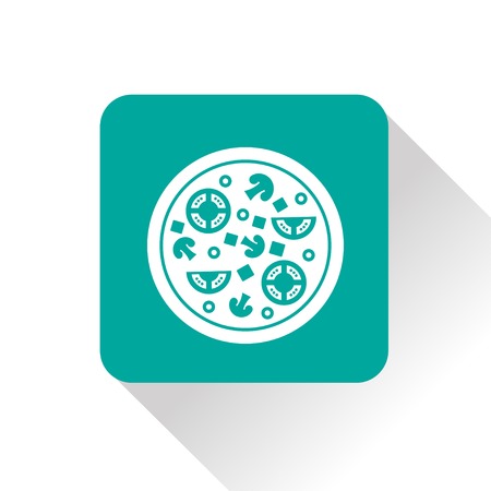 Vector pizza icon. Food icon. Eps10のイラスト素材