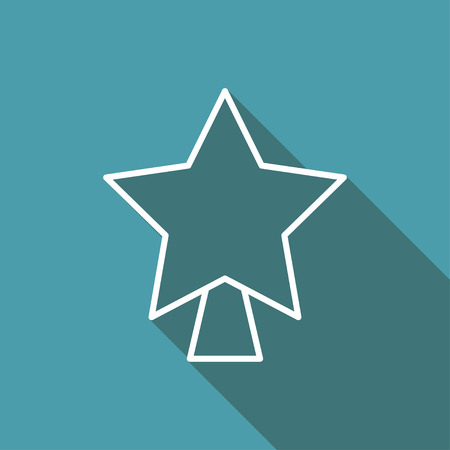 xmas star iconのイラスト素材