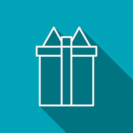 xmas present iconのイラスト素材