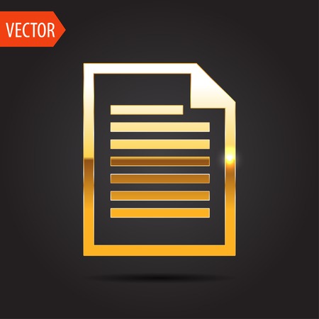 icon of documentのイラスト素材