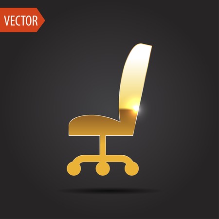 icon of office chairのイラスト素材