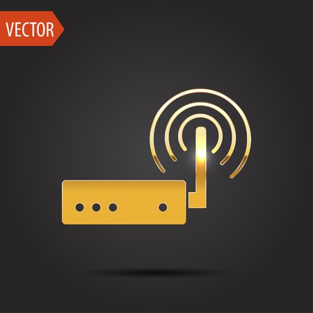 icon of routerのイラスト素材