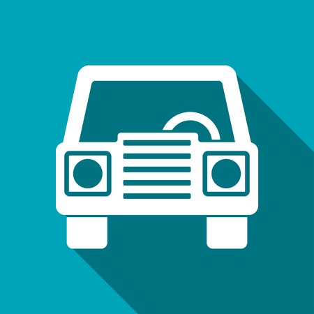 icon of car frontのイラスト素材